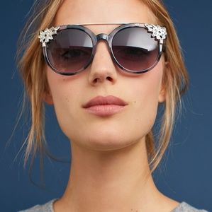 Krystal Cat-Eye Sunglasses